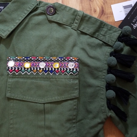 CoffeeShop Beaded Cargo Jacket S - Picture 4 of 8